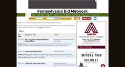 Desktop Screenshot of pennsylvaniabids.com